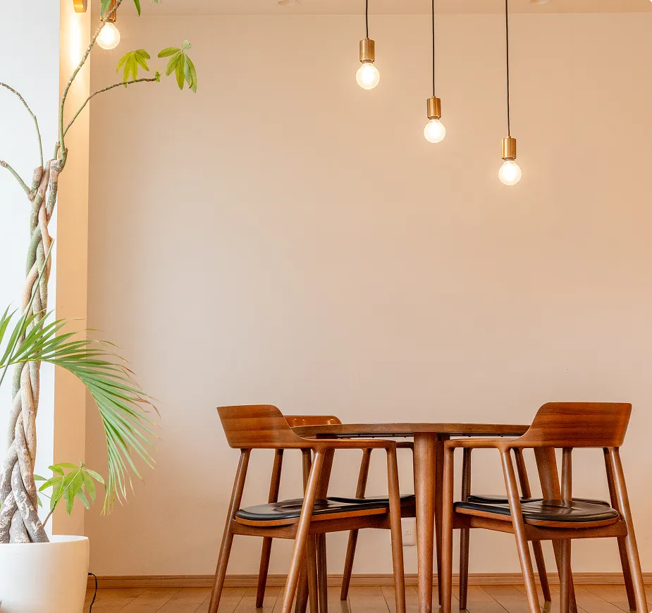 ゆったりとした打ち合わせスペース