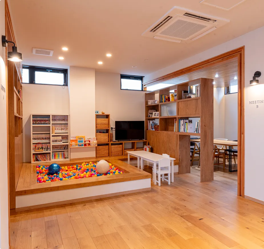 お子さま連れでも安心の設備