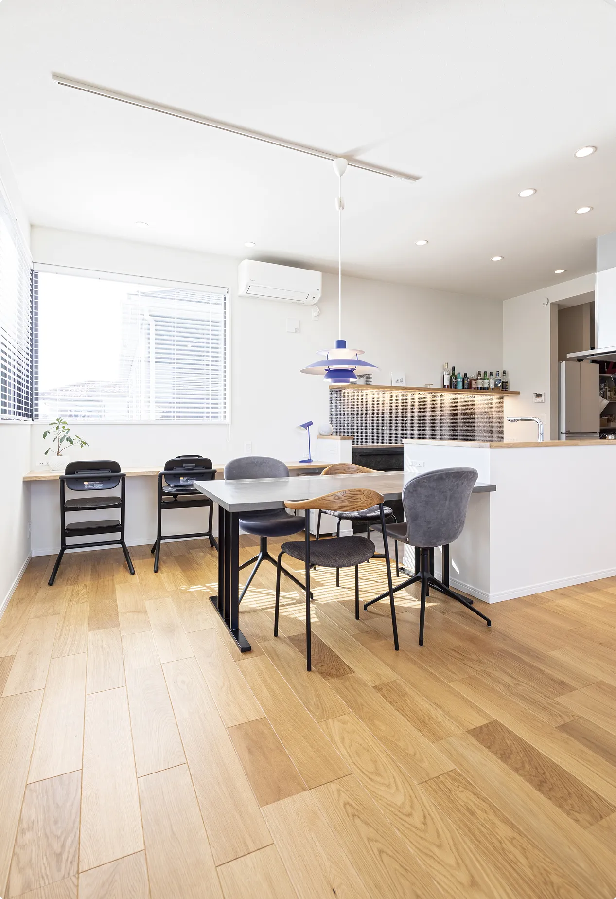 柱の少ない開放的な住まい