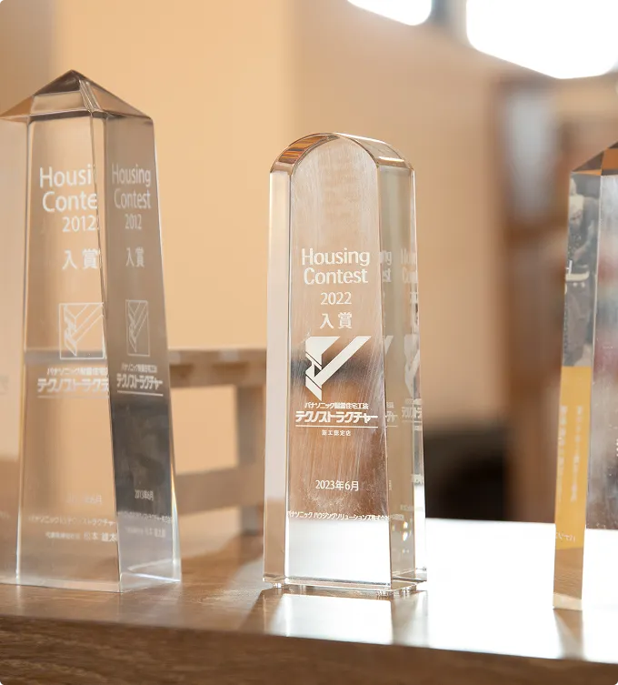 安定した施工実績と品質が評価されPanasonicから表彰