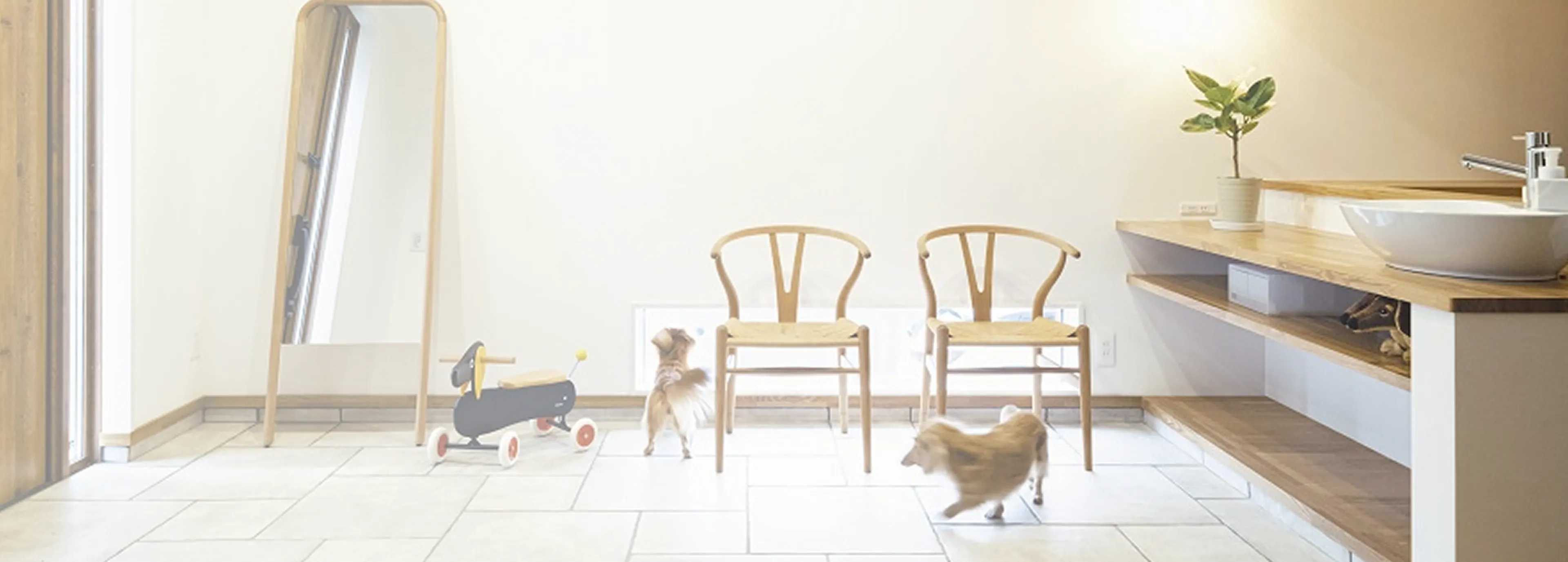 愛犬との暮らしを楽しまれているO様ご夫妻