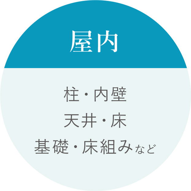 建物20年保証-無料住宅検査-屋内