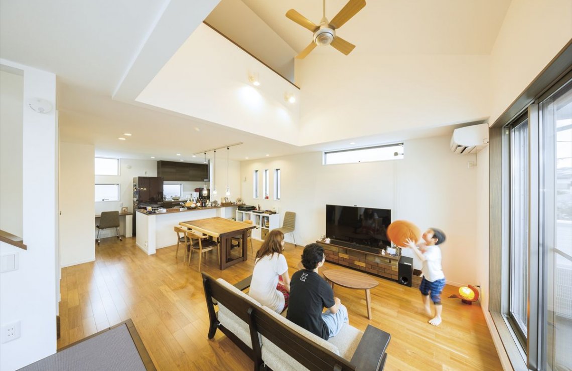 「家事動線を考えた家」-神奈川県茅ケ崎市